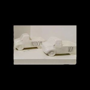 Rae Dunn "Freedom" & "USA" Patriotic Pickup Trucks